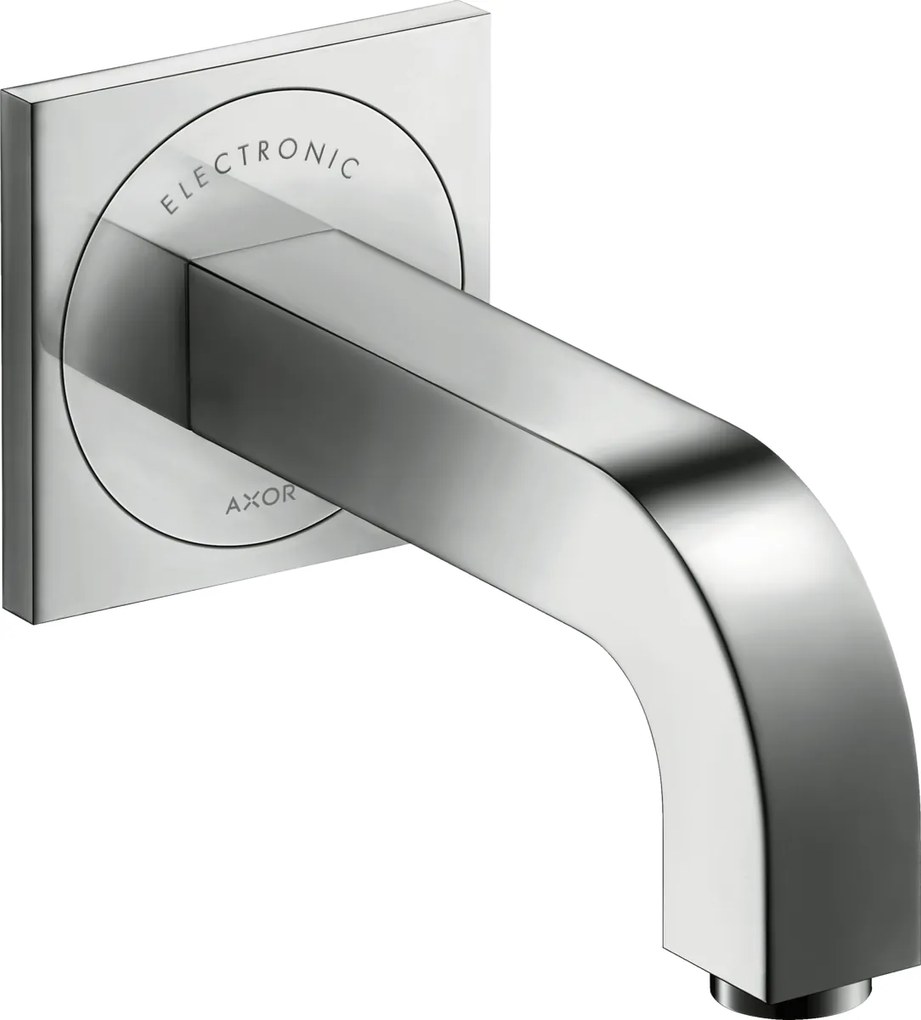 Miscelatore elettronico lavabo a muro con bocca di erogazione 161 mm senza parte incasso Cromo AXOR Citterio 39117000