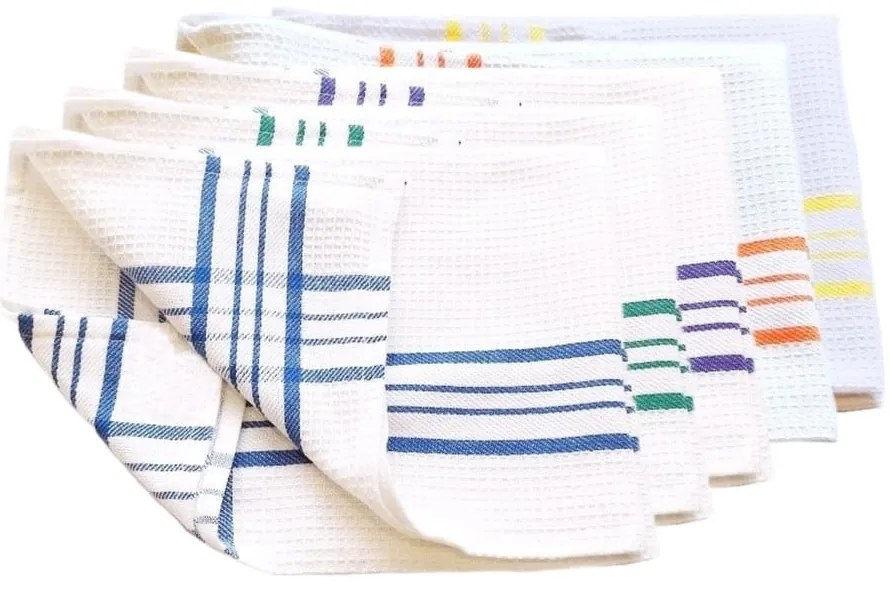 Set di 5 asciugamani in cotone 42x62 cm - JAHU collections