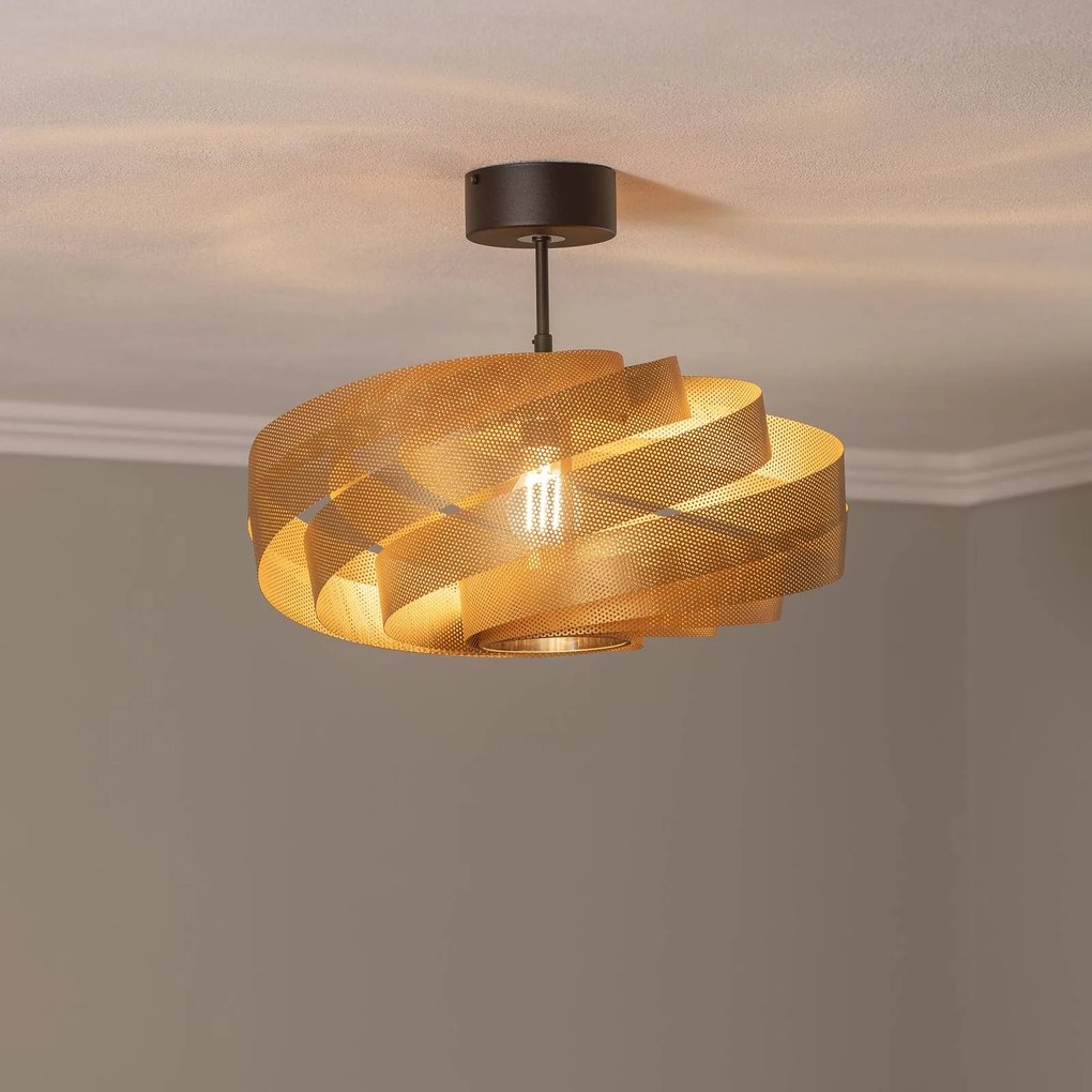 Euluna Plafoniera Vento, color oro, Ø 50 cm