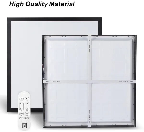 Immax NEO 07279L -Lampada LED dimmerabile da bagno FRAME 50W/230V IP44 Wi-Fi Tuya+RC