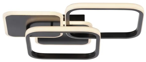 Leuchten Direkt 14117-18 - Plafoniera LED SEVENT LED/36W/230V nero