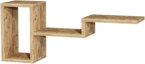 Mensola Sospesa Design Moderno 78x20x33 Berry Rovere