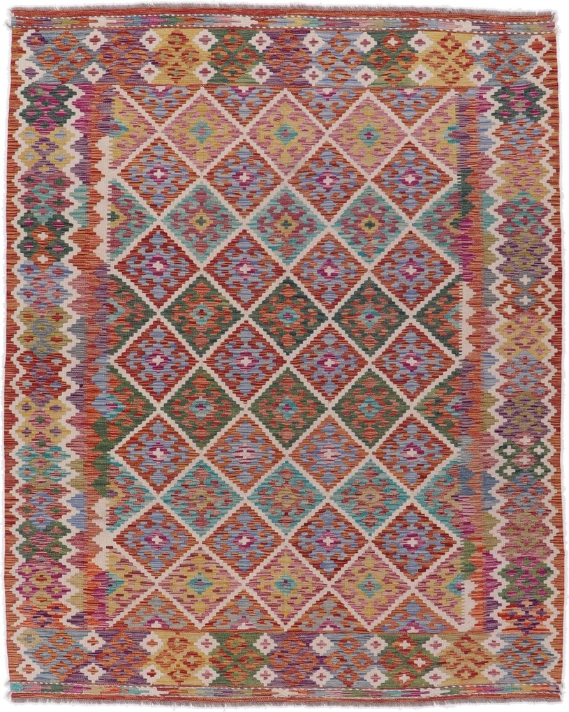 Kilim Tappeto 250x200 (Afghanistan) Tessuto A Mano