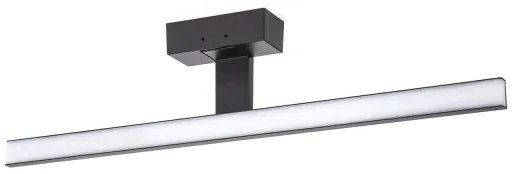 Aigostar - Illuminazione per specchio da bagno LED/12W/230V 4000K 60 cm IP44 nero