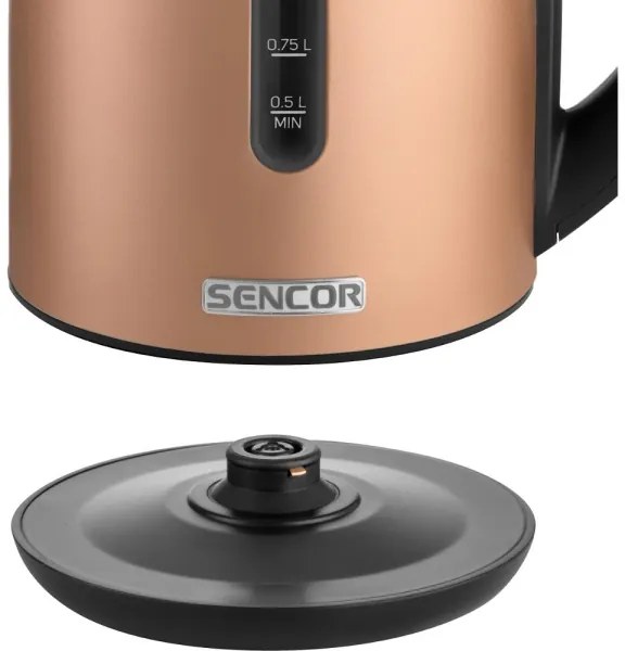 Sencor - Bollitore elettrico con regolazione della temperatura 1,7 l 2150W/230V color rame