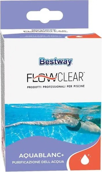 Bestway - 59033 - Bustine Acquablanc per Piscina, Prodotti Privo di Cloro