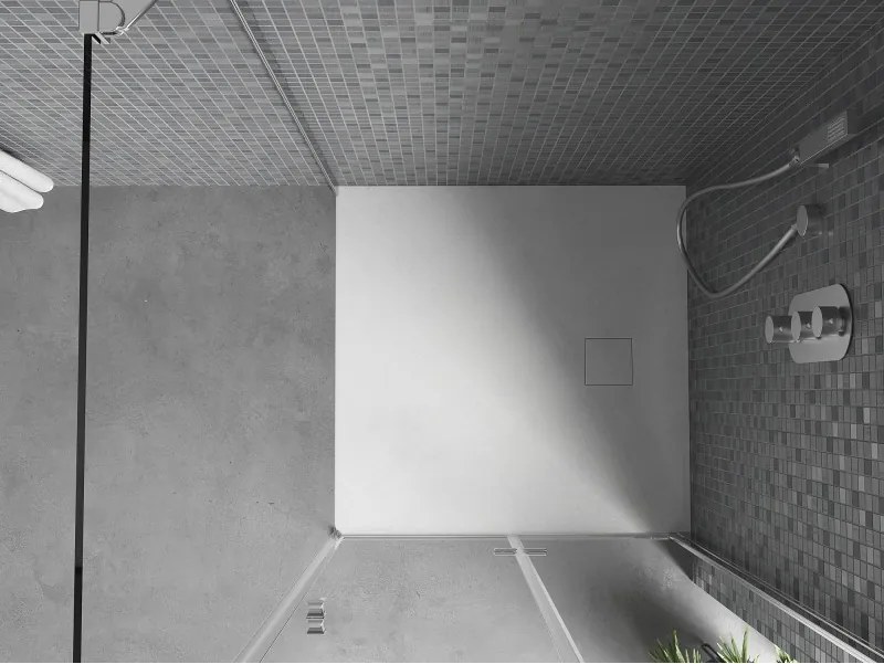 Mexen Bert piatto doccia quadrato SMC 80 x 80 cm, bianco - 4K108080