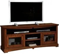 Mobile porta tv goccia legno noce arte povera 170x46x69