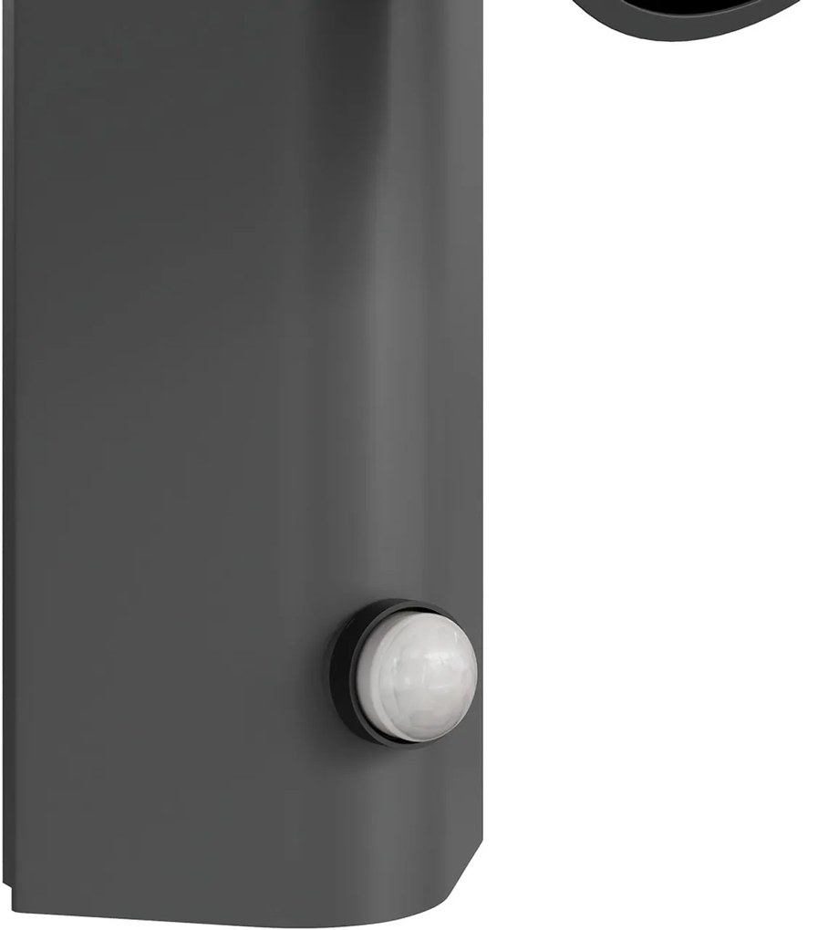 Applique da Esterno GU10 IP65 con Sensore Movimento AXIS - Grigia