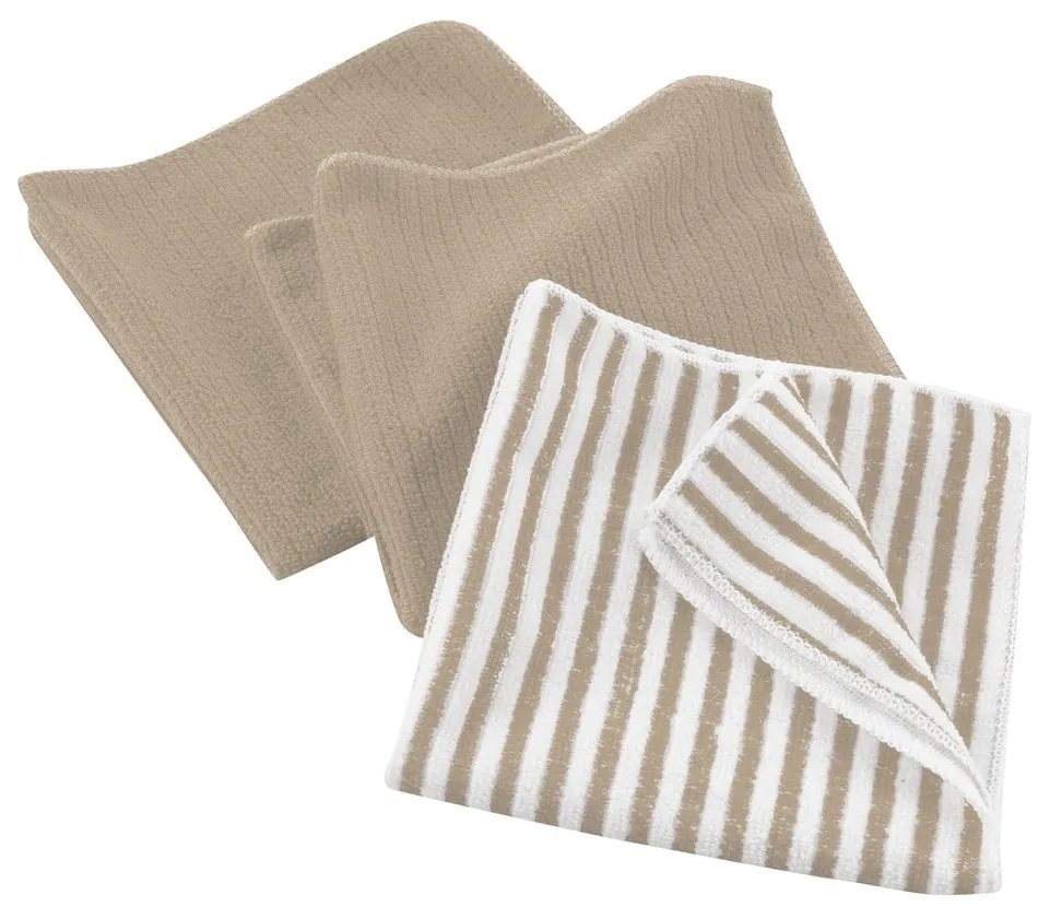 Set di 3 panni in microfibra 40x40 cm Cuistot - douceur d'intérieur