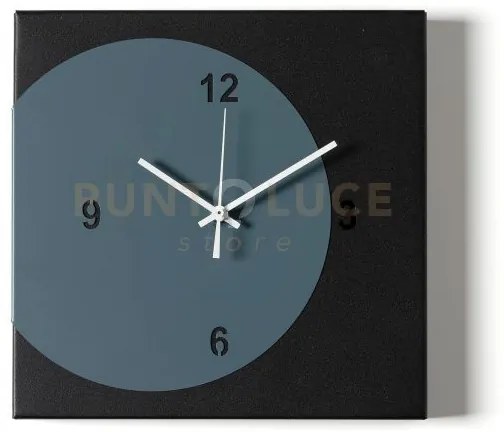 Orologio di design minimal ecleo nero,petrolio