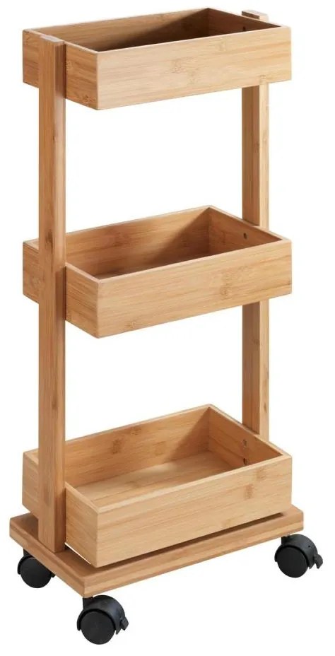 WENKO 24390100 - Scaffale TORTONA 18x71,5 cm marrone/nero