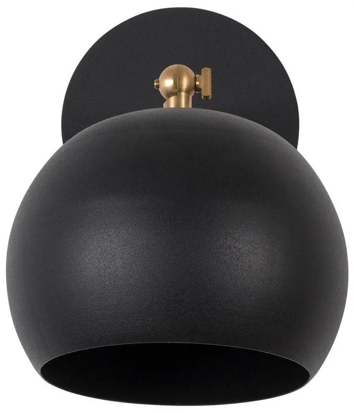 Lampada da parete nera ø 15 cm Sivani - Opviq lights