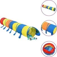 Tunnel Gioco Bambini 250 Palline Multicolore 245 cm Poliestere 3107761