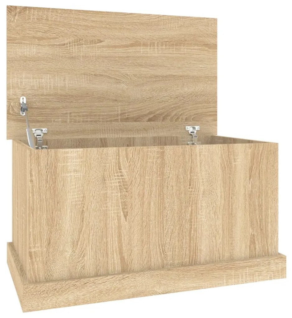 Contenitore rovere sonoma 70x40x38 cm legno multistrato