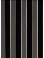 Osborne & Little Tapete Regency Stripe - Charcoal/ Gold