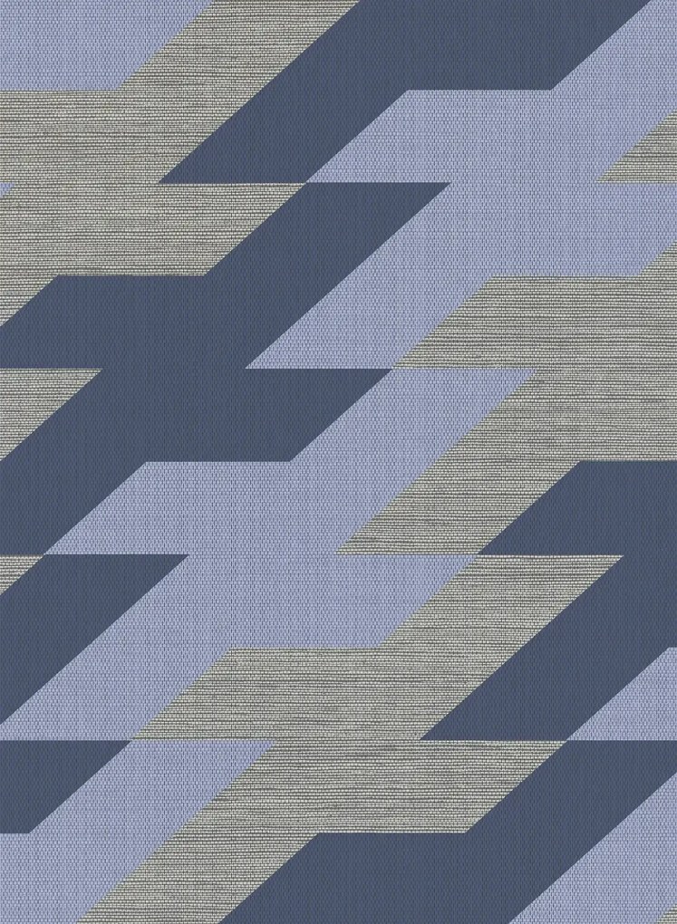 Arte Carta da parati String - Blueberry