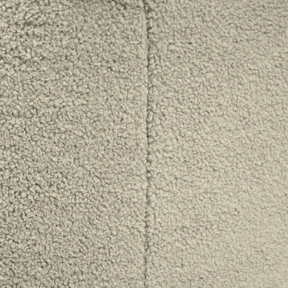 Puof a sacco color crema con rivestimento in bouclé Seat 100 Lounge – SLOWDOWN