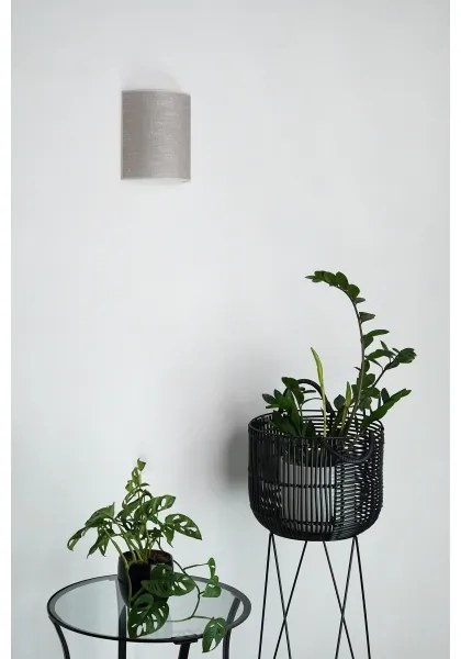 Brilagi - Applique SEMI 1xE27/15W/230V diametro 20 cm grigio scuro