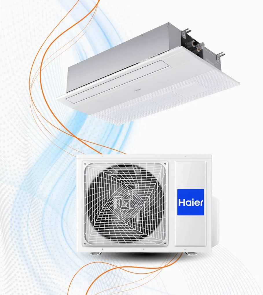 Climatizzatore Haier Cassetta A 1 Via Mono Inverter R-32 WiFi, 12.000