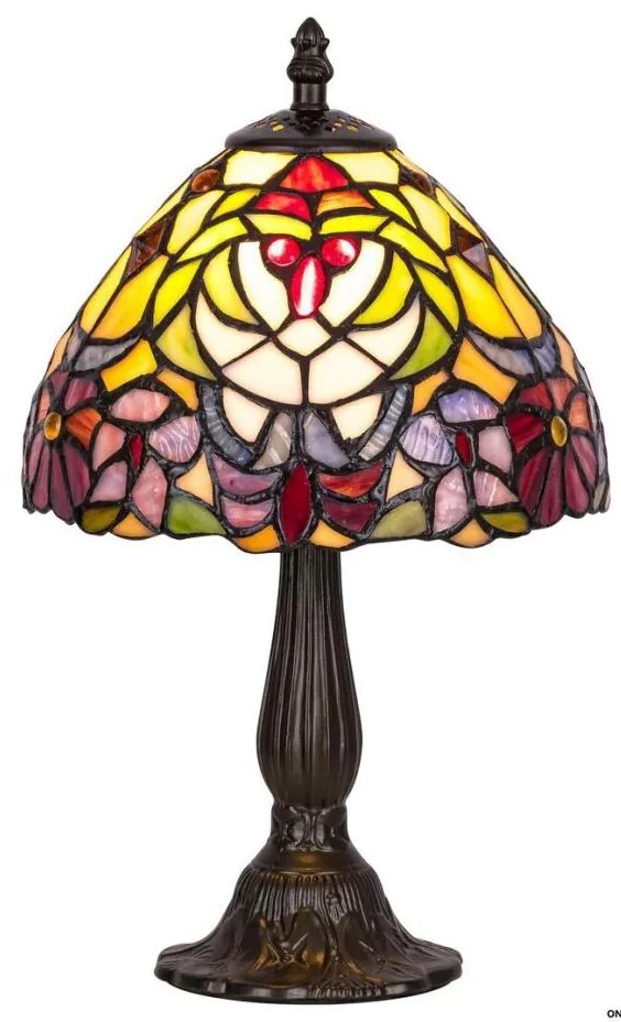 Rabalux 8089 - Lampada da tavolo Tiffany in vetro colorato MIRELLA 1xE14/40W/230V