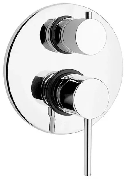 Set doccia con braccio 40 cm + soffione 25 cm + miscelatore + kit doccia Essenza