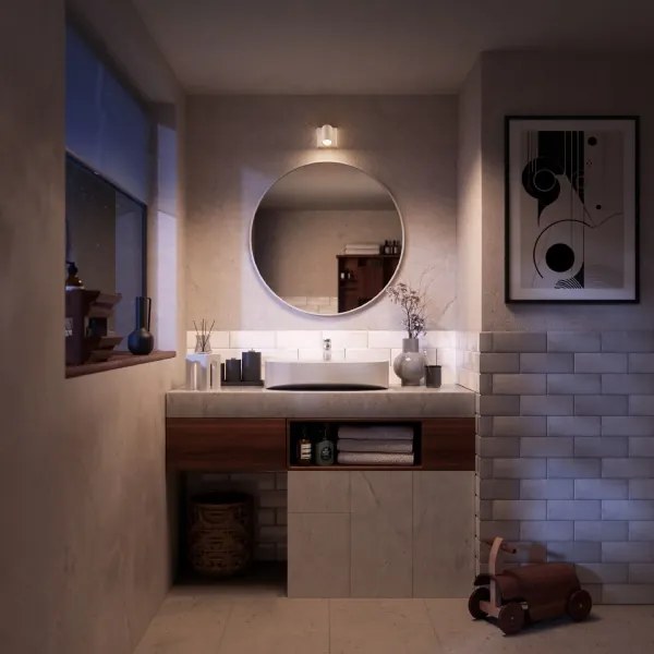 Philips - Luce Spot da bagno IDRIS 1xGU10/5W/230V IP44 bianco