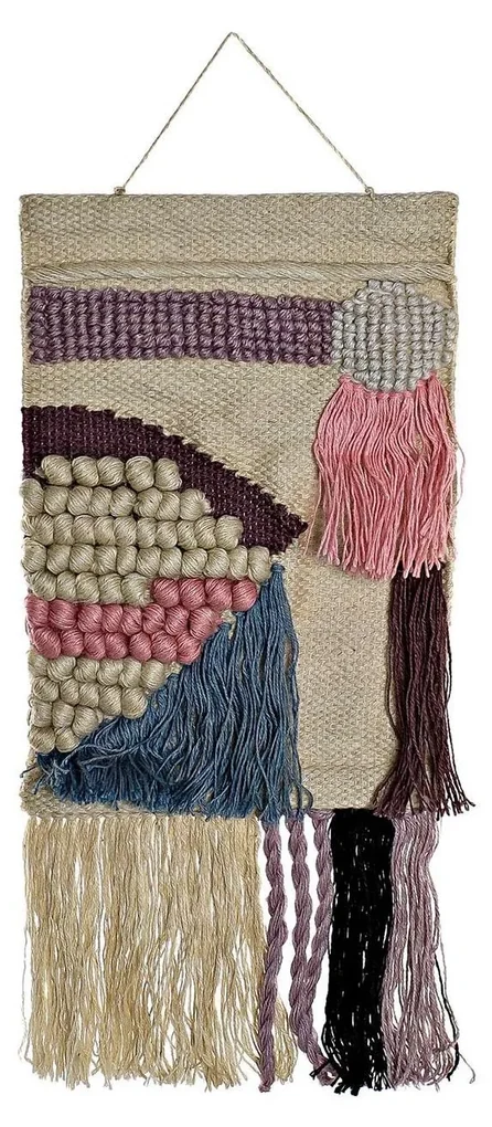 Decorazione da parete Macramè, arazzo in cotone Boho, 43 x 80 cm