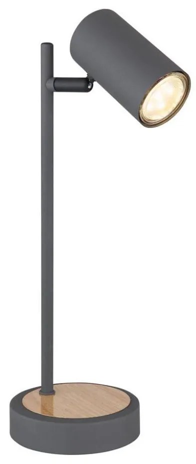 Globo 57910TG - Lampada da tavolo ROBBY 1xGU10/5W/230V grigio/marrone