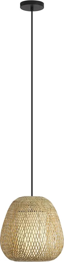 Lampada a sospensione Japandi in bambù 30cm IP44 - Moana