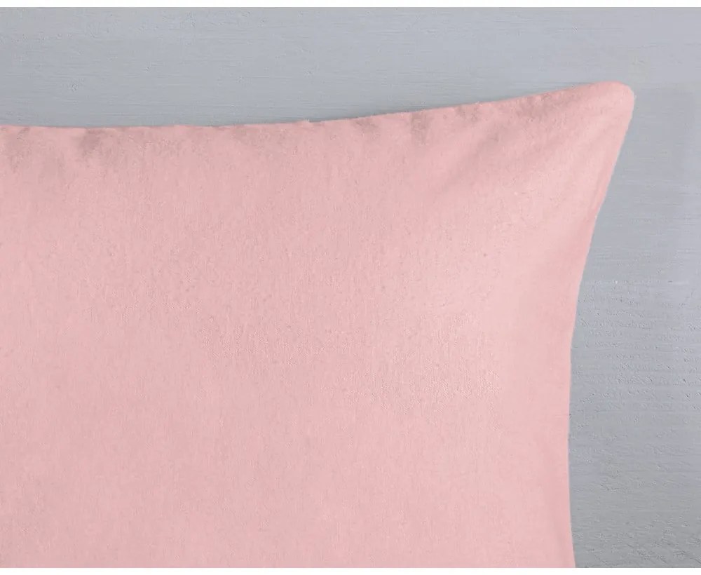 Biancheria da letto per bambini rosa in flanella per letto singolo 140x200 cm Ladida – Good Morning