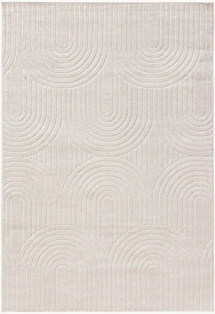 Tappeto da interno-esterno con motivo in rilievo Mars