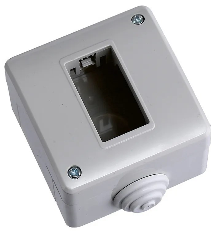 Cassetta esterna 1 modulo custodia IP40 per pulsanti compatibile anche con Matix