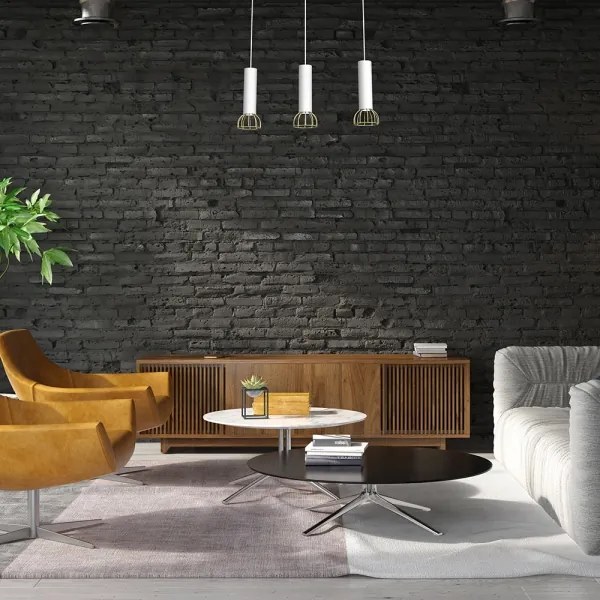 Lampadario su corda DANTE 3xGU10/25W/230V bianco/oro