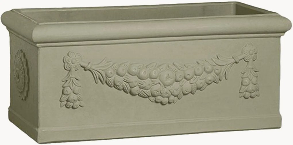 Portavaso da esterno Rettangolo Festonato, alt. 30 cm
