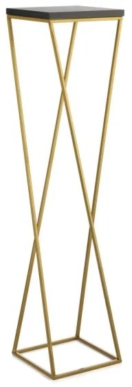 Portafiori LOFT 100x24 cm oro/nero