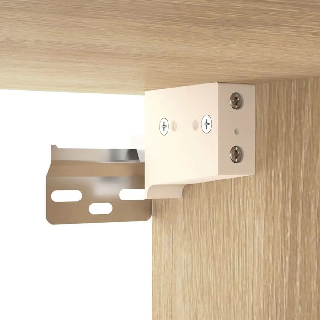 Set di Mobili Porta TV 6 pz Rovere Sonoma in Legno Multistrato