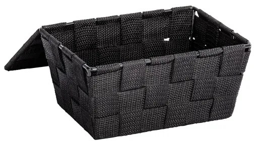 WENKO 22197100 - Cestino ADRIA 19x14 cm nero