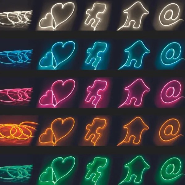 Striscia LED NEON 5m LED/30W/24V verde IP65