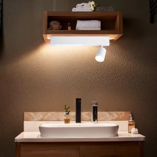 Faretto LED MAGNET LED/5W/230V + 1xGU10/60W 3000/4000K bianco