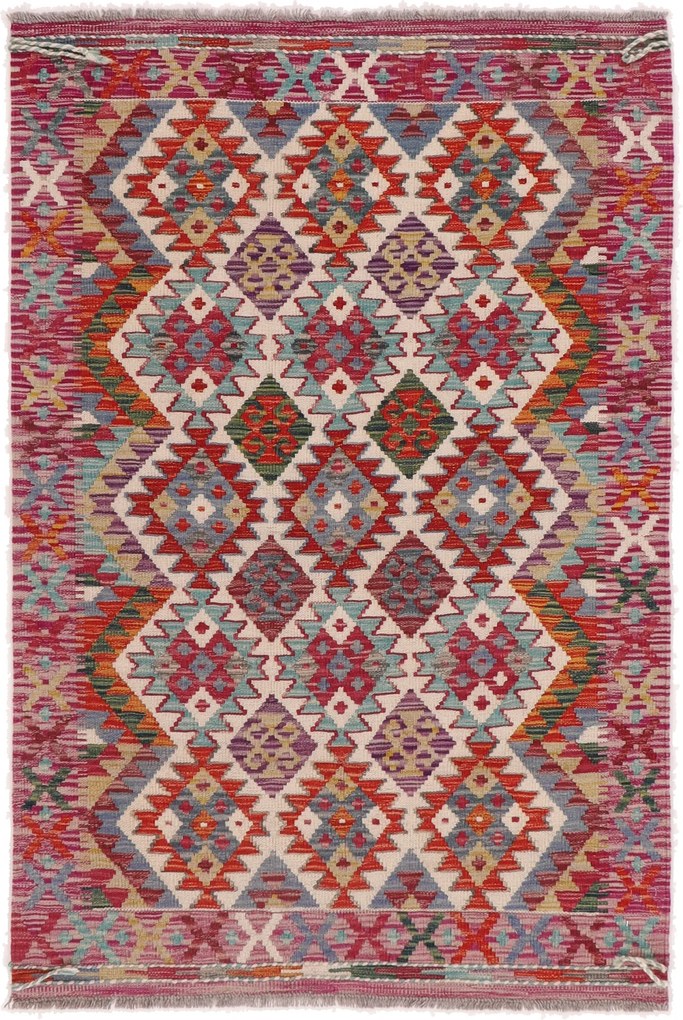 Kilim Tappeto 150 x 100 (Afghanistan) Tessuto A Mano