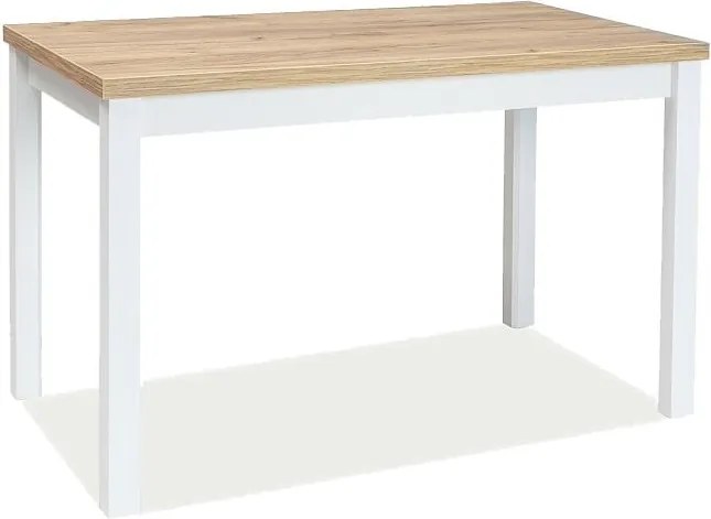 Tavolo Adam in rovere dorato/bianco - L100 x l60 x h75 cm