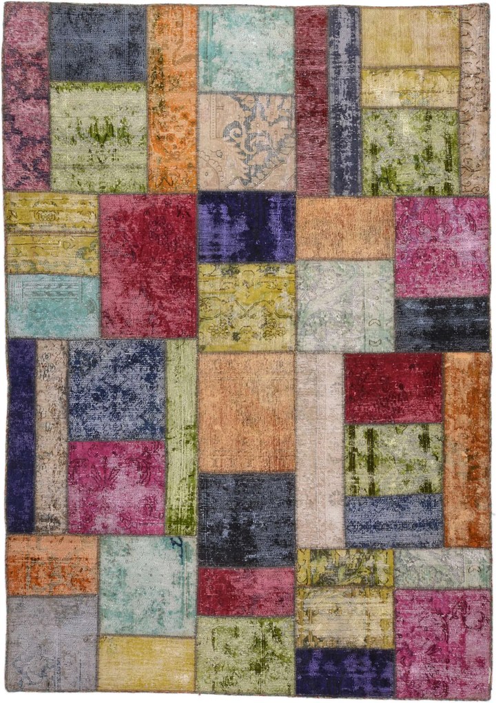 Patchwork Tappeto orientale 170 x 250 (Pakistan) Annodato A Mano