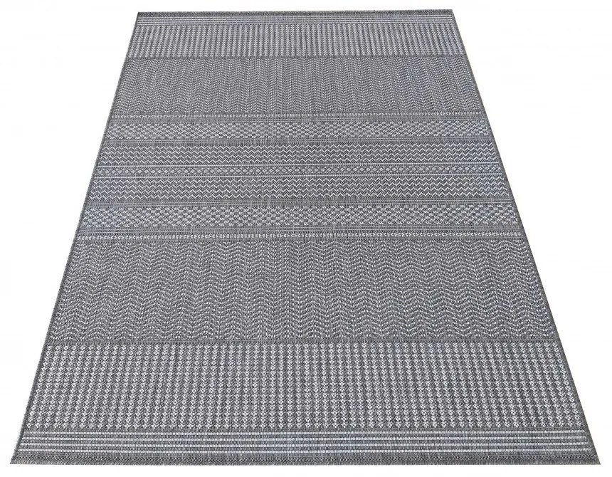 Tappeto grigio universale con un motivo delicato Larghezza: 160 cm | Lunghezza: 230 cm