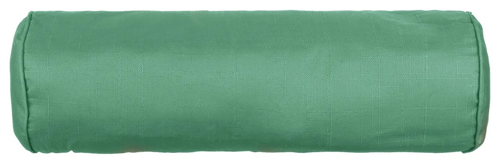 Cuscino poggiatesta a rullo verde 18x50 cm idrorepellente