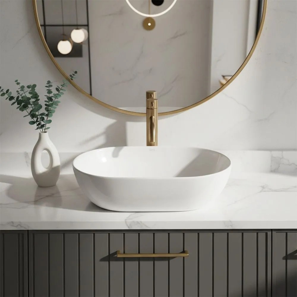 Lavabo da appoggio Rea Amelia 45