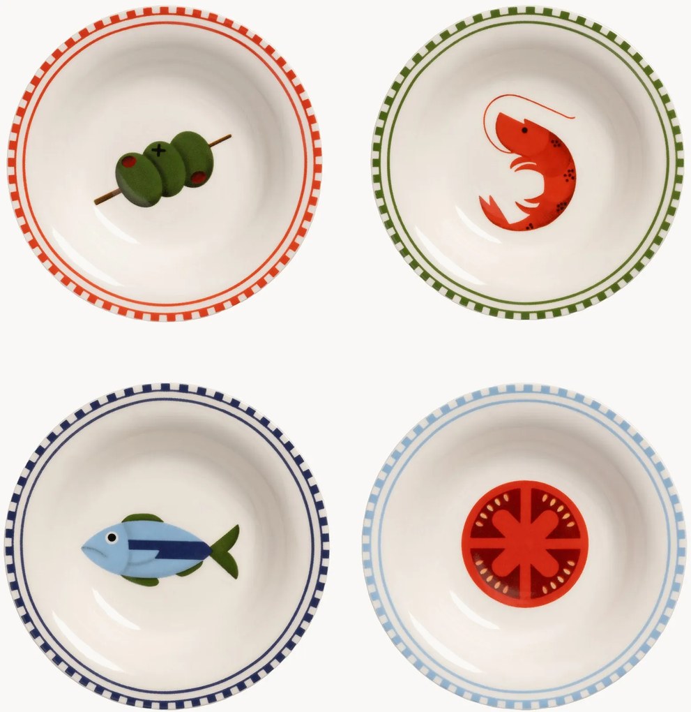 Set di 4 ciotole Taverna