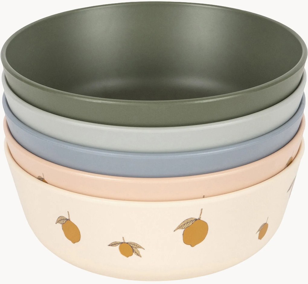 Set di 5 ciotole per bambini Lemon