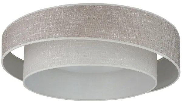 Brilagi - Plafoniera LED DOVER SHINE LED/26W/230V diametro 60 cm grigio/color crema