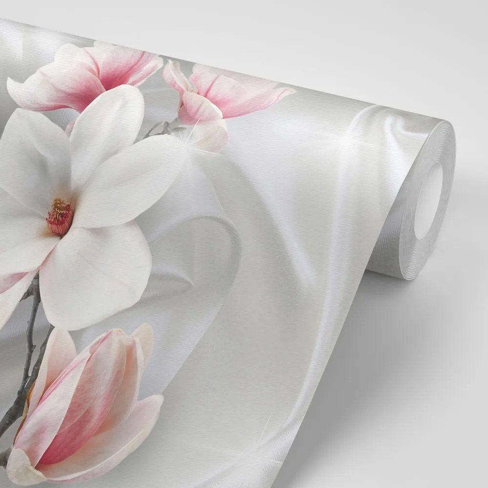 Carta da parati – Magnolia Bianca